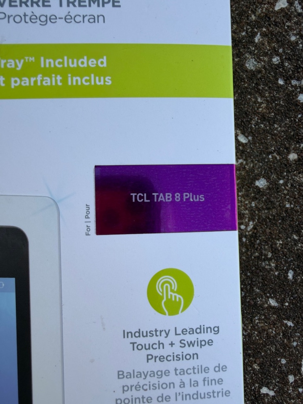 High-Definition Tempered Glass Screen Protector - White - Picture 3 of 3